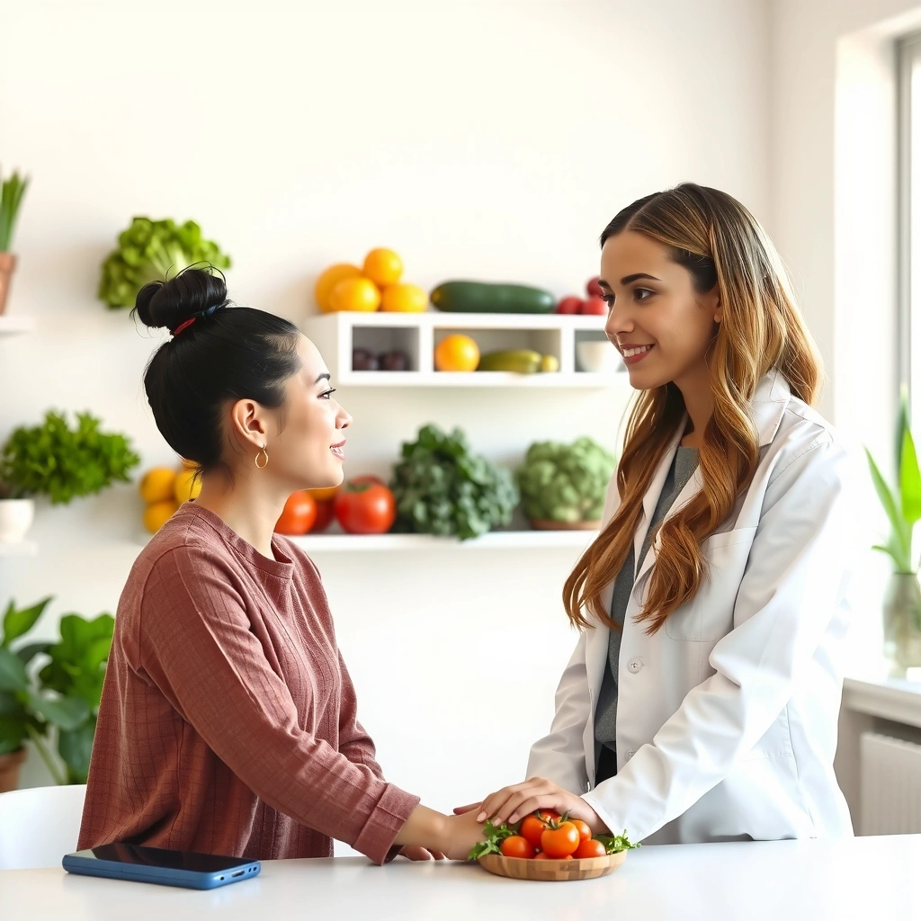 Moderne Ernährungsberatung in entspannter Atmosphäre